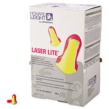 Howard Leight® by Honeywell Ll-1 D Laser Lite Single-use Earplugs, Cordless, 32nrr, Ma-yw, Ls500, 500 Pairs freeshipping - TVN Wholesale
